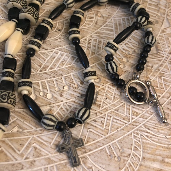 2 boho bead necklaces unisex - Picture 7 of 7